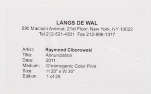 Raymond Ciborowski "Annunciation" C-Print (9743224275251)
