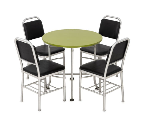 Warren McArthur Art Deco Table & Chairs, ca. 1933
