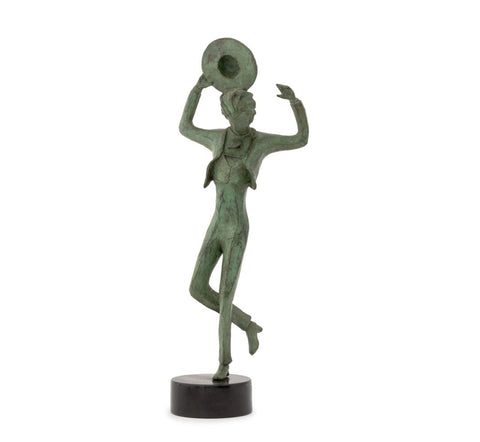 Tanya Poust Flamenco Dancer Patinated Bronze