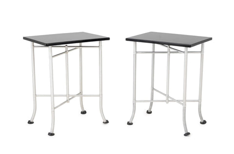 Warren McArthur Art Deco Bedside Tables, Pair