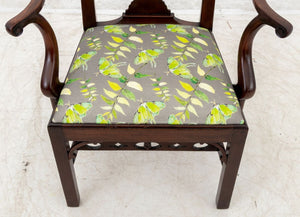 George III Mahogany Open Armchair (9765799854387)