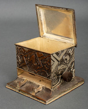 Art Deco Aluminum Cigarette Dispenser (9751781671219)