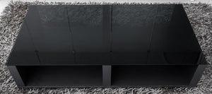 Modern Minimalist Glass-Topped Coffee Table (8920561254707)