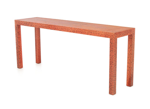 Karl Springer Red Python Parsons Table