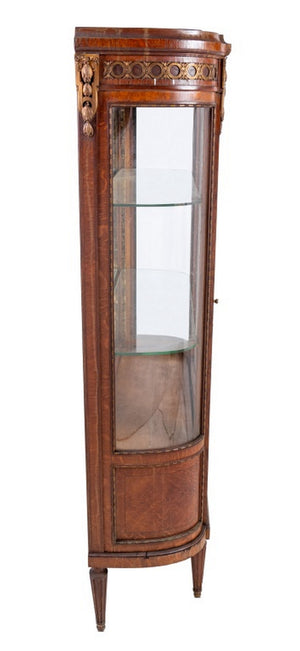 Louis XVI Style Gilt Metal Mounted Oak Vitrine (9703332905267)