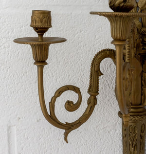 Louis XVI Style Gilt Bronze Appliques, Pair (9808280944947)
