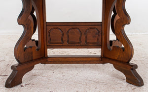 Spanish Renaissance Revival Oak Dining Table (8920562499891)