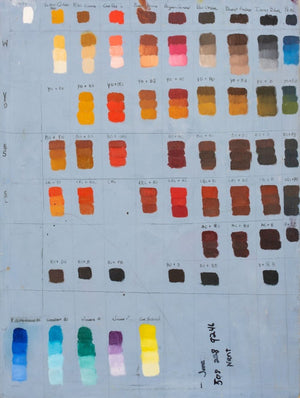 Penny Purpura Pantone Color Swatch Composition Oil (9743346696499)