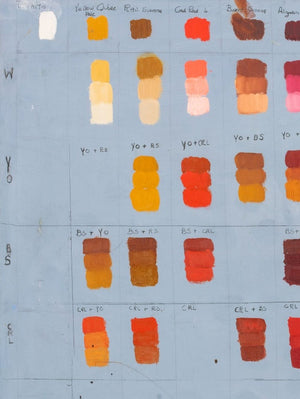 Penny Purpura Pantone Color Swatch Composition Oil (9743346696499)