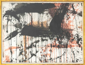 Norman Bluhm Lyrical Abstraction Gouache, 1961