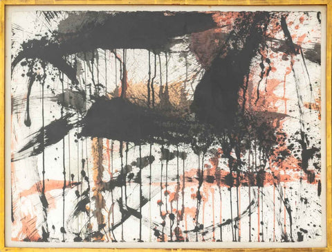 Norman Bluhm Lyrical Abstraction Gouache, 1961
