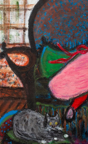 Kayo Lennar "Mes Cheris" Oil on Canvas (9743390998835)