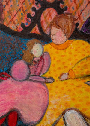Kayo Lennar "Mes Cheris" Oil on Canvas (9743390998835)