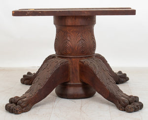 American Renaissance Revival Oak Table Base (8920567349555)