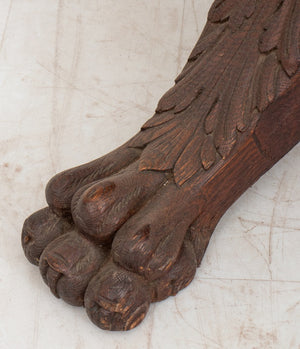 American Renaissance Revival Oak Table Base (8920567349555)