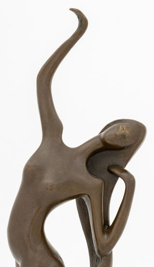 Aldo Vitaleh Standing Nude Woman Bronze (9842460393779)