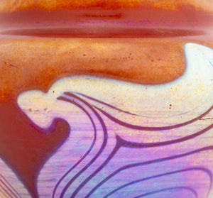 Louis Comfort Tiffany Red Favrile Glass Vase (9898240540979)