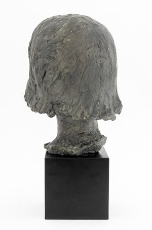 Lily Landis Bronzed Spelter Female Portrait Bust (9871735128371)