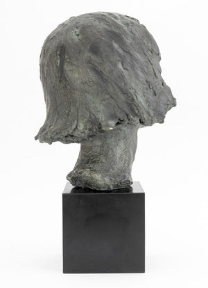 Lily Landis Bronzed Spelter Female Portrait Bust (9871735128371)