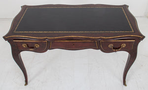 French Louis XV Style Leather Top Writing Desk (8409284182323)
