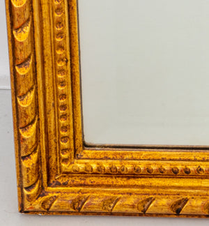 Neoclassical Style Gilt Wood Beveled Glass Mirror (8399302623539)