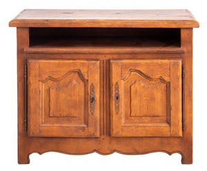 French Provincial Style Walnut Two Door Cabinet (8741344149811)