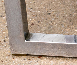 Mid-Century Modern Chrome Stools, Pair (8864886620467)