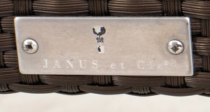 Janus et Cie Woven & Glass Outdoor Table, 21st C (8862147346739)