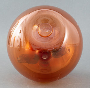 Robin Mix Amber Glass Vase, 1993 (8900213932339)