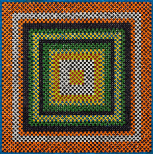 Alfred Jensen "Yucatec" Oil on Canvas, 1969 (9655139139891)