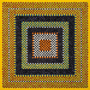 Alfred Jensen "Yucatec" Oil on Canvas, 1969 (9655139139891)