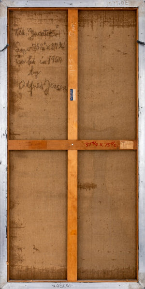 Alfred Jensen "Yucatec" Oil on Canvas, 1969 (9655139139891)