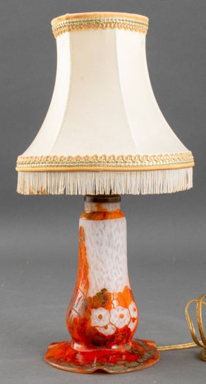 Le Verre Francais Art Deco Cameo Glass Lamp Base (8877170819379)
