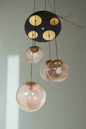 RAAK Modern 4-Light Globe Hanging Pendant Lamp (8971966415155)