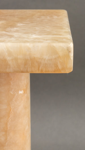 Art Deco Style Alabaster & Onyx Table Lamp (8880811966771)