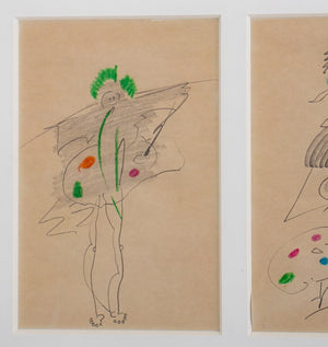 Eva Bouzard-Hui Abstract Figural Compositions, 7 (9680095772979)
