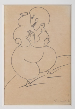 Eva Bouzard-Hui Abstract Figural Compositions, 7 (9680095772979)