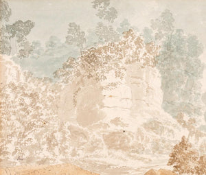 Manner of Payne Mountainous Landscape Watercolor (8938994598195)