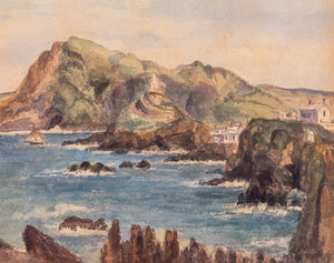 Ilfracombe, Lantern Hill, Hillsborough Watercolor (8941546832179)