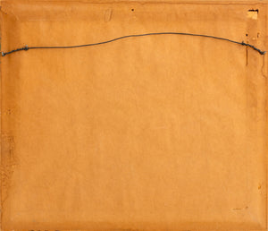 Illegibly Signed Expressionist Oil on Panel, 1965 (9680075981107)