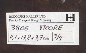 Henry Moore "Reclining Figure: Stiff Leg" Bronze (9620294369587)