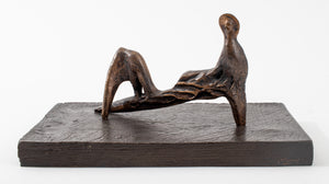Henry Moore "Reclining Figure: Stiff Leg" Bronze (9620294369587)
