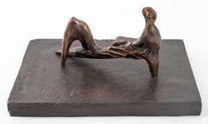 Henry Moore "Reclining Figure: Stiff Leg" Bronze (9620294369587)