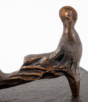 Henry Moore "Reclining Figure: Stiff Leg" Bronze (9620294369587)