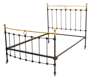 Victorian Wrought Iron Full Size Bed Frame (9644907364659)