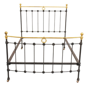 Victorian Wrought Iron Full Size Bed Frame (9644907364659)