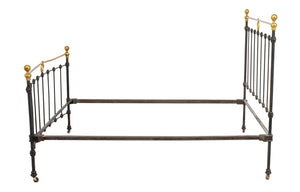 Victorian Wrought Iron Full Size Bed Frame (9644907364659)