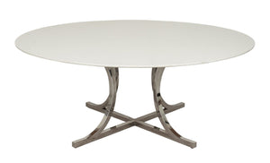 Osvaldo Borsani Style Circular Dining Table