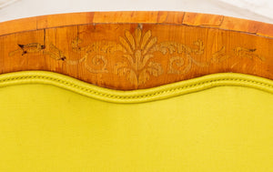 Russian Empire Upholstered Mahogany Chairs, Pair (9419874664755)