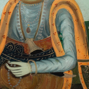 Indian Reverse Glass Painted Portrait of Nobleman (9771900797235)
